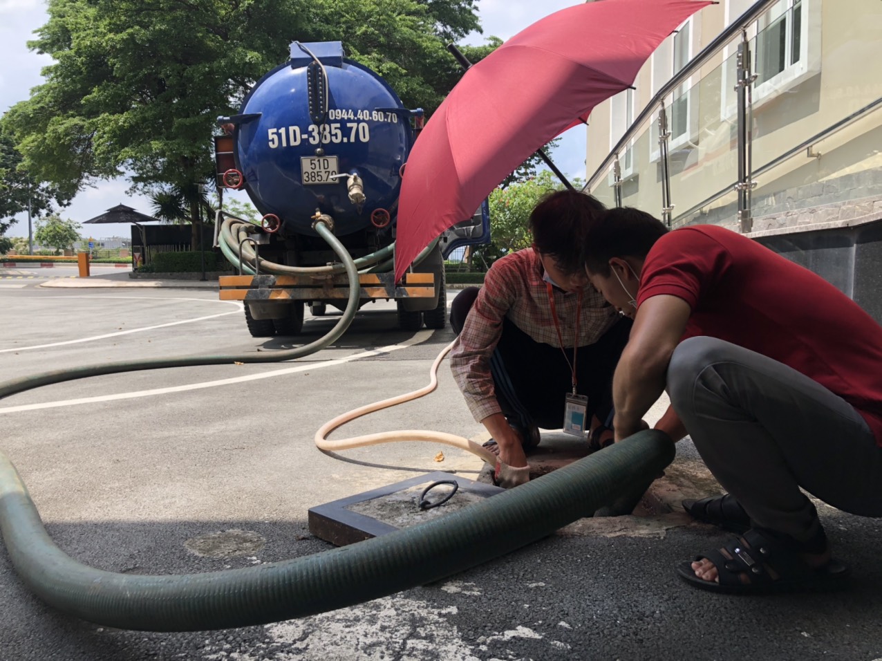 HÚT HẦM Cầu phường tương bình hiệp