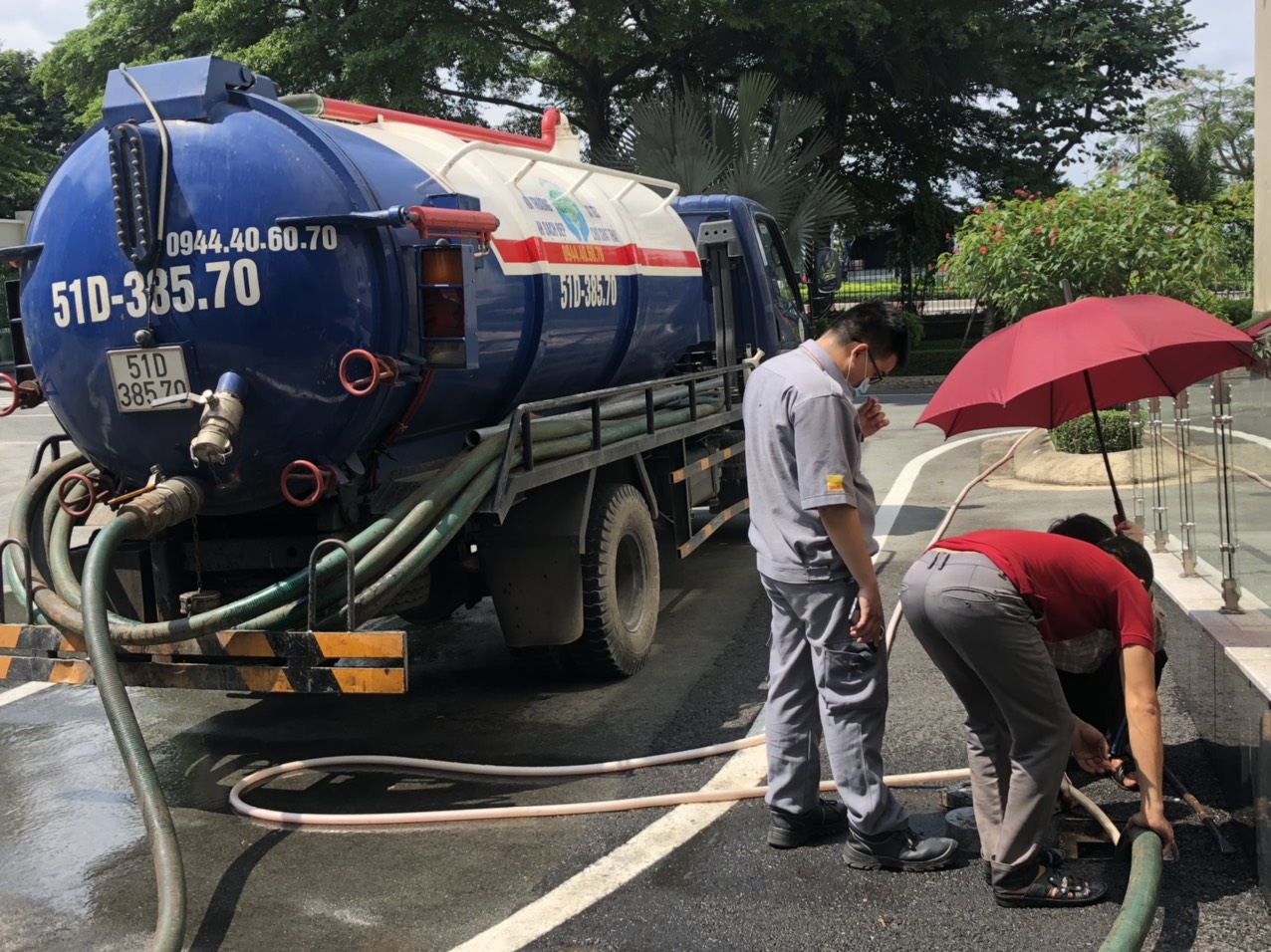 Hút hầm cầu phường hòa phú thủ dầu một